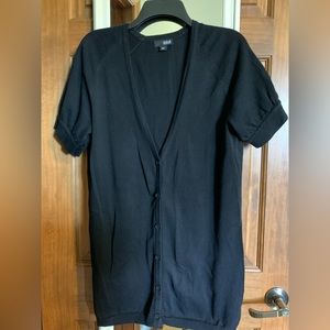 Ana brand large black short sleeved cardigan